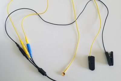 Photo des électrodes